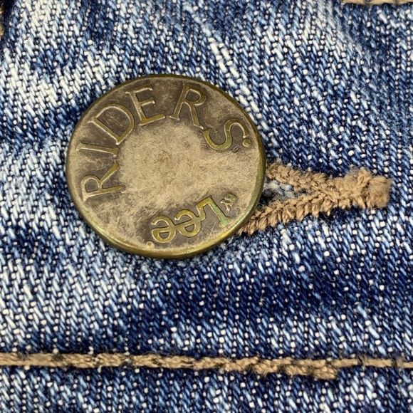 Womens Riders Jeans Size 26W Plus Cotton blend stretch 2016 Medium Blue Curve - Picture 3 of 7